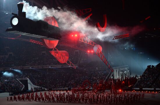 Opening ceremony of XXII Olympic Winter Games