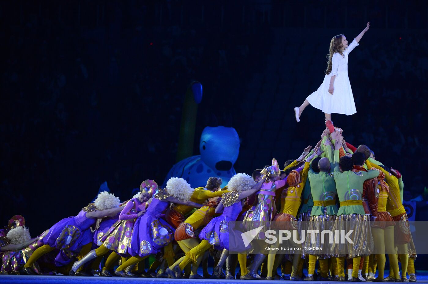 Opening ceremony of XXII Olympic Winter Games