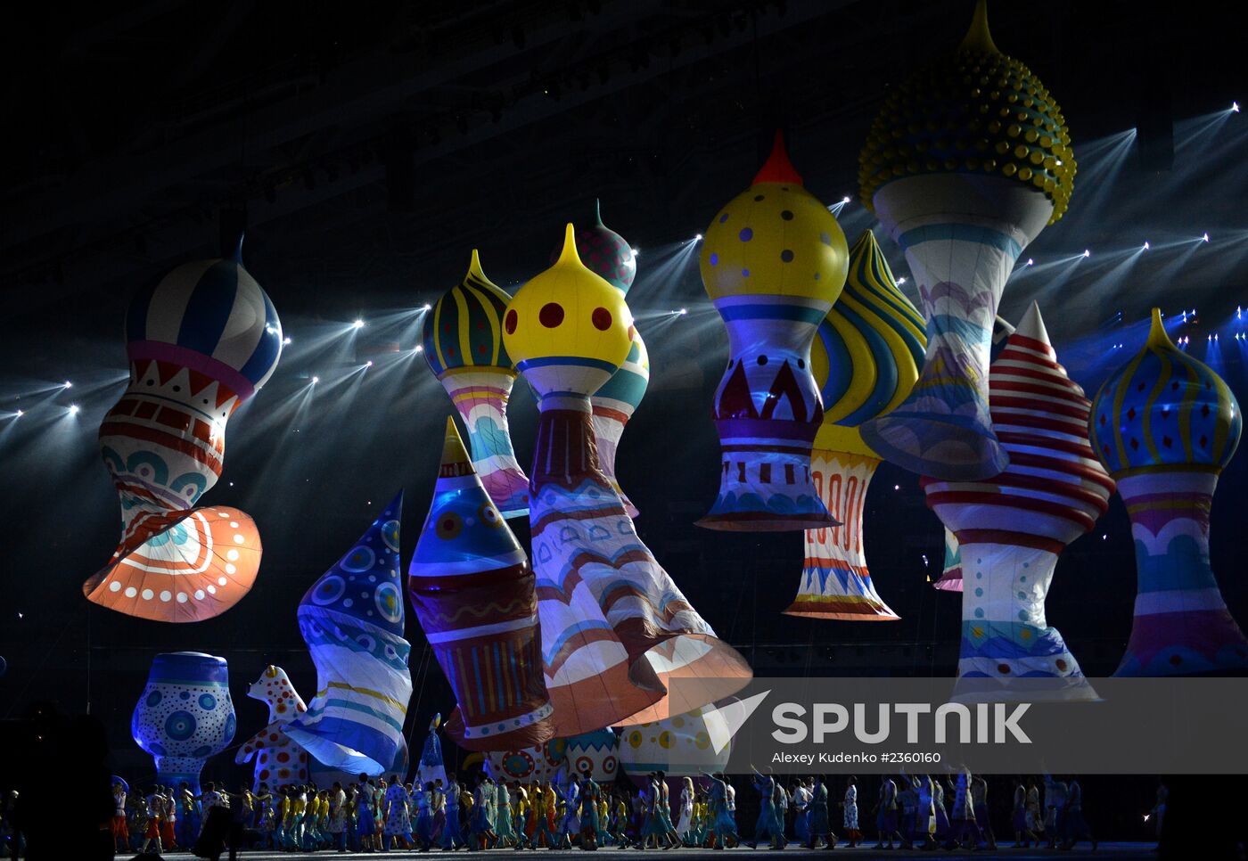 Opening ceremony of XXII Olympic Winter Games