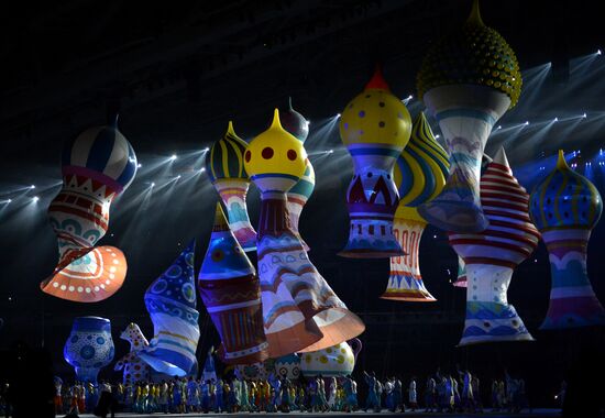 Opening ceremony of XXII Olympic Winter Games