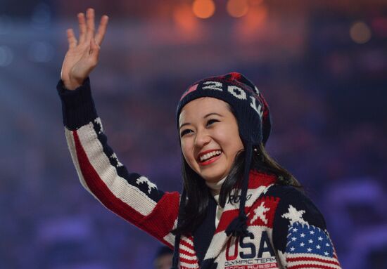 Opening ceremony of XXII Olympic Winter Games