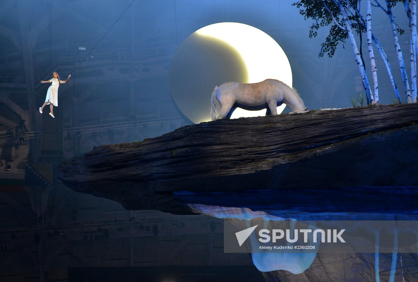 Opening ceremony of XXII Olympic Winter Games