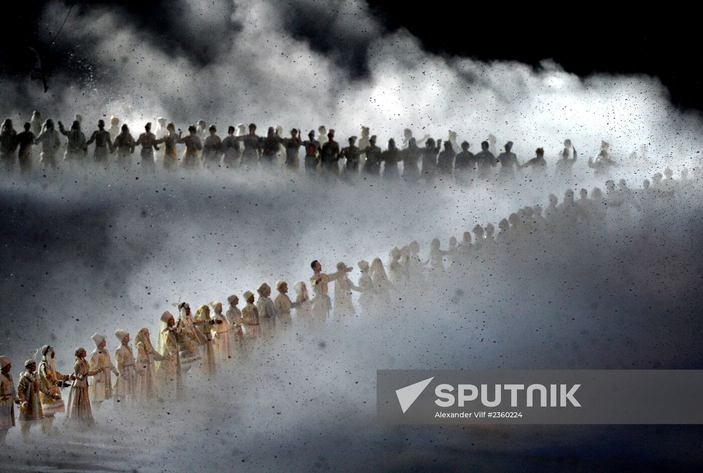 Opening ceremony of XXII Olympic Winter Games