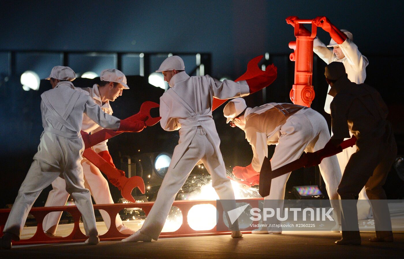 Opening ceremony of XXII Olympic Winter Games