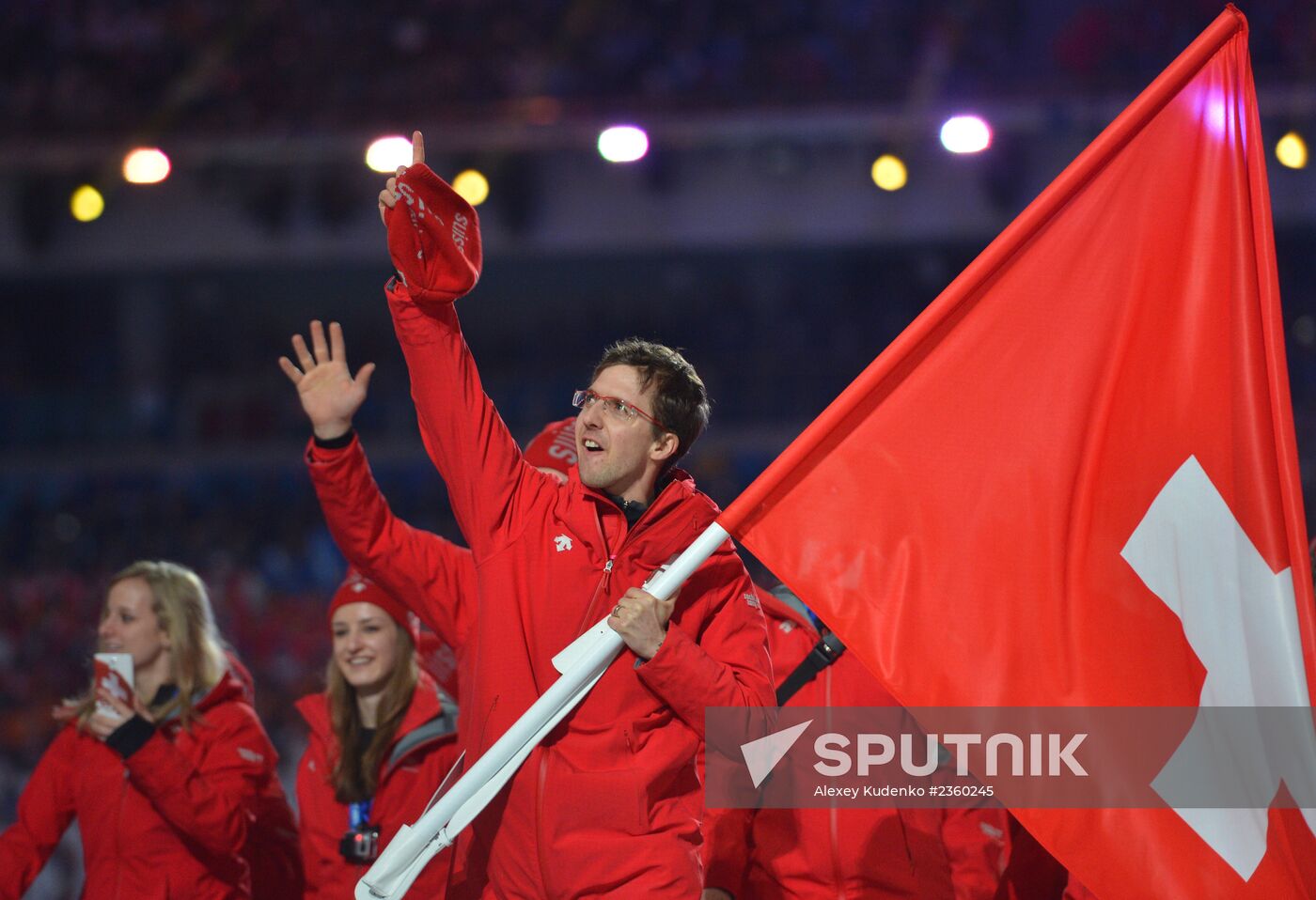 Opening ceremony of XXII Olympic Winter Games