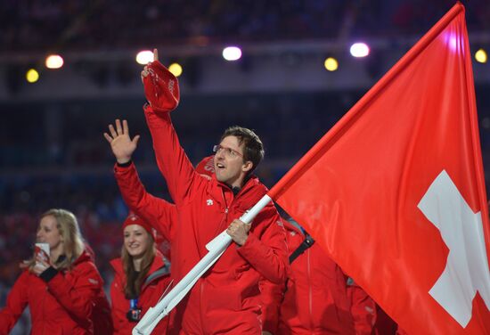 Opening ceremony of XXII Olympic Winter Games