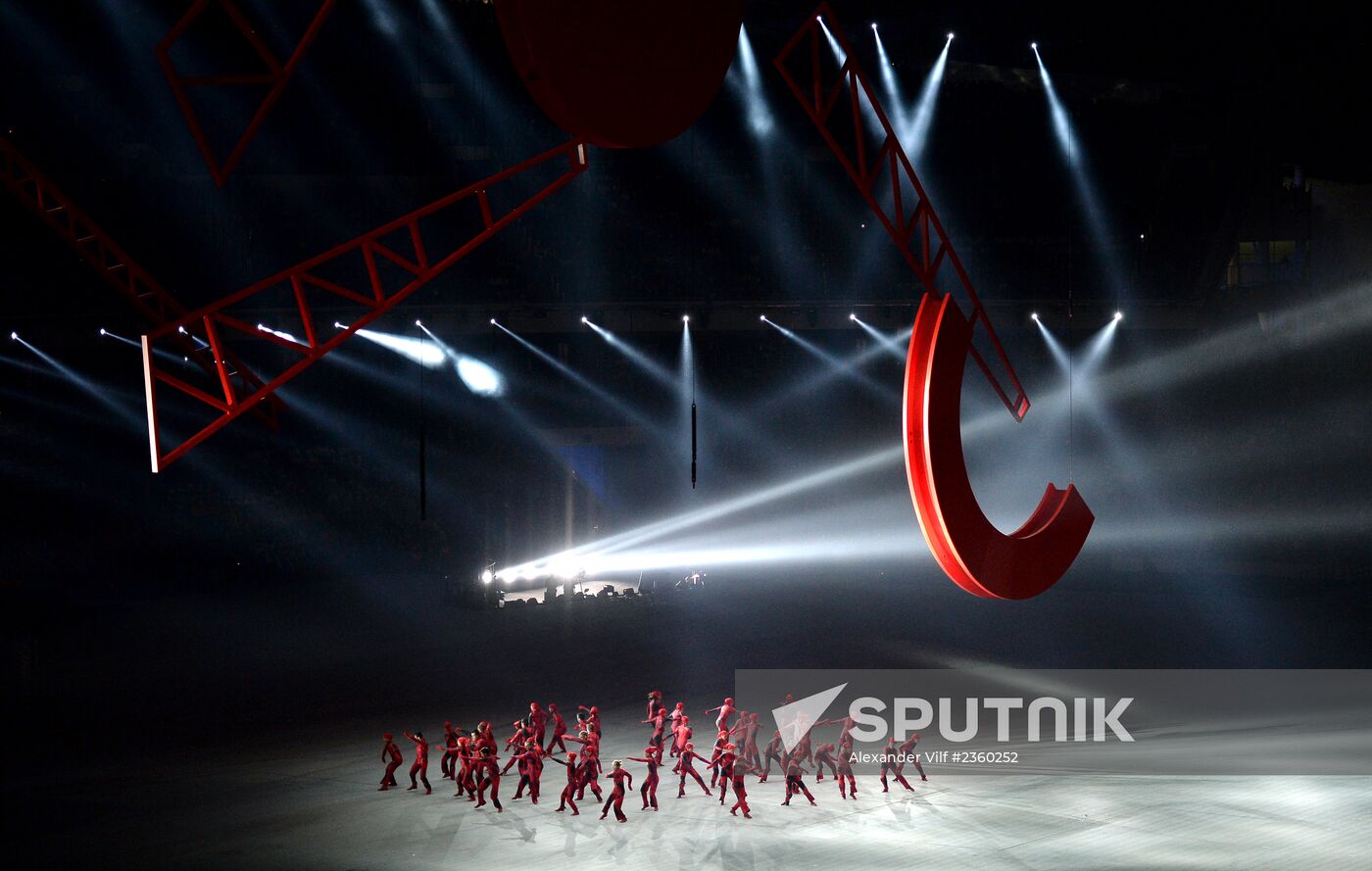 Opening ceremony of XXII Olympic Winter Games