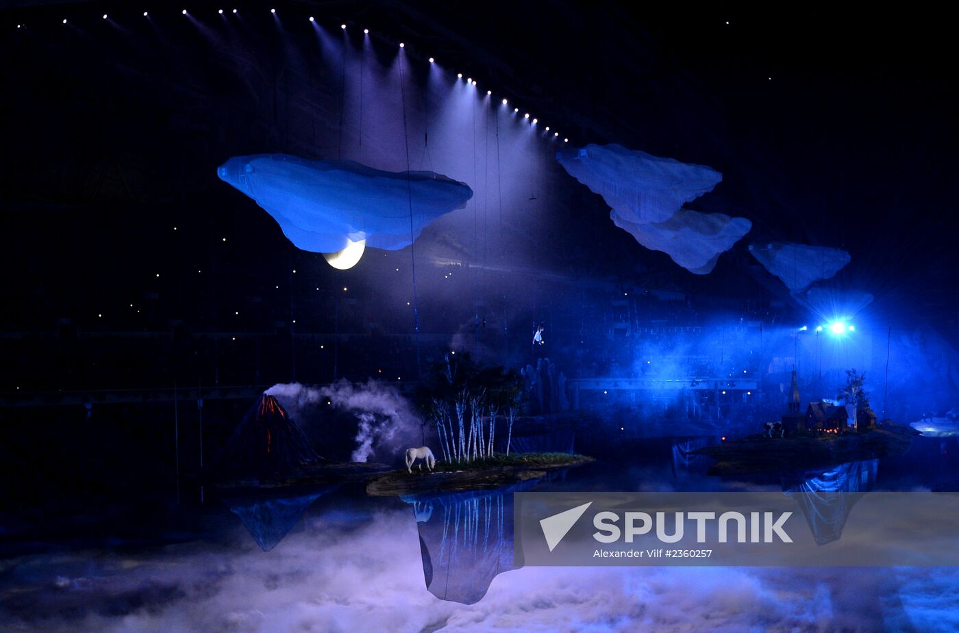 Opening ceremony of XXII Olympic Winter Games