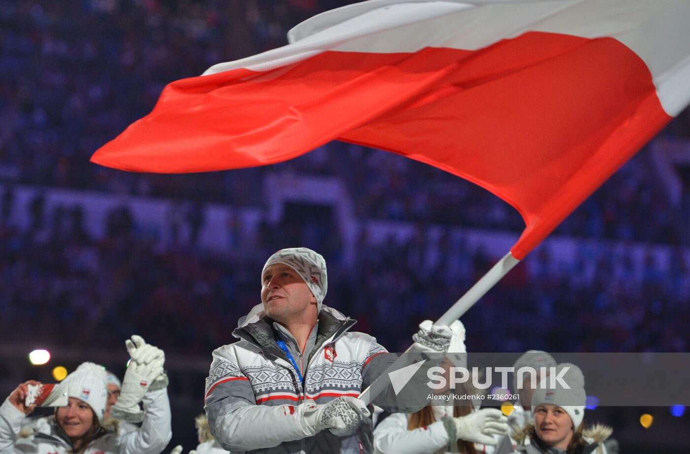 Opening ceremony of XXII Olympic Winter Games