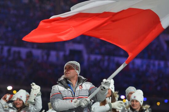 Opening ceremony of XXII Olympic Winter Games