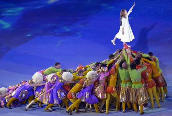 Opening ceremony of XXII Olympic Winter Games