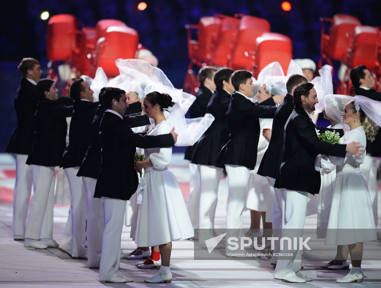 Opening ceremony of XXII Olympic Winter Games