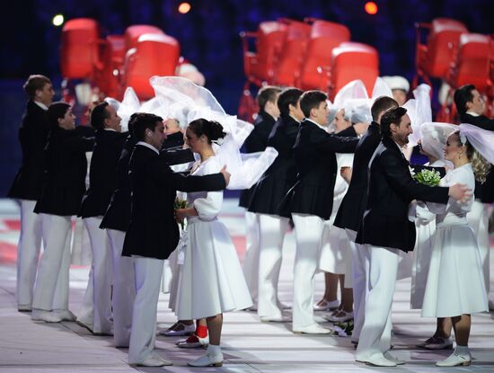 Opening ceremony of XXII Olympic Winter Games