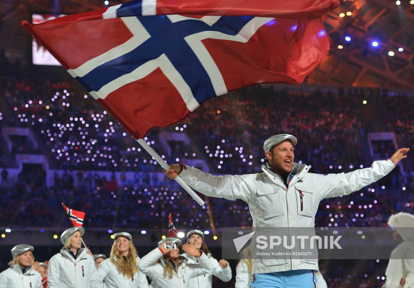 Opening ceremony of XXII Olympic Winter Games