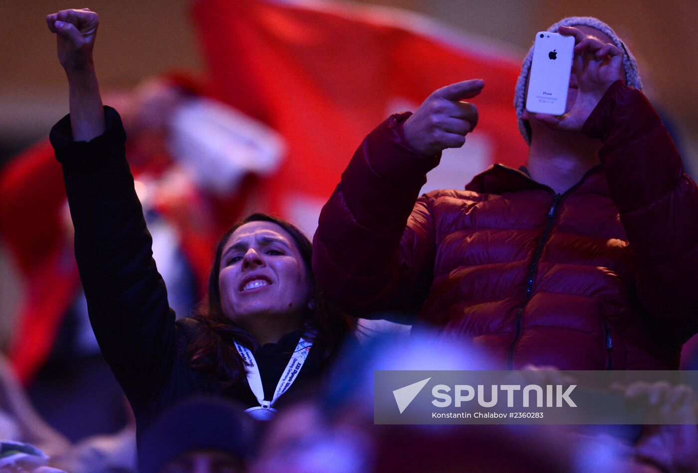 Opening ceremony of XXII Olympic Winter Games