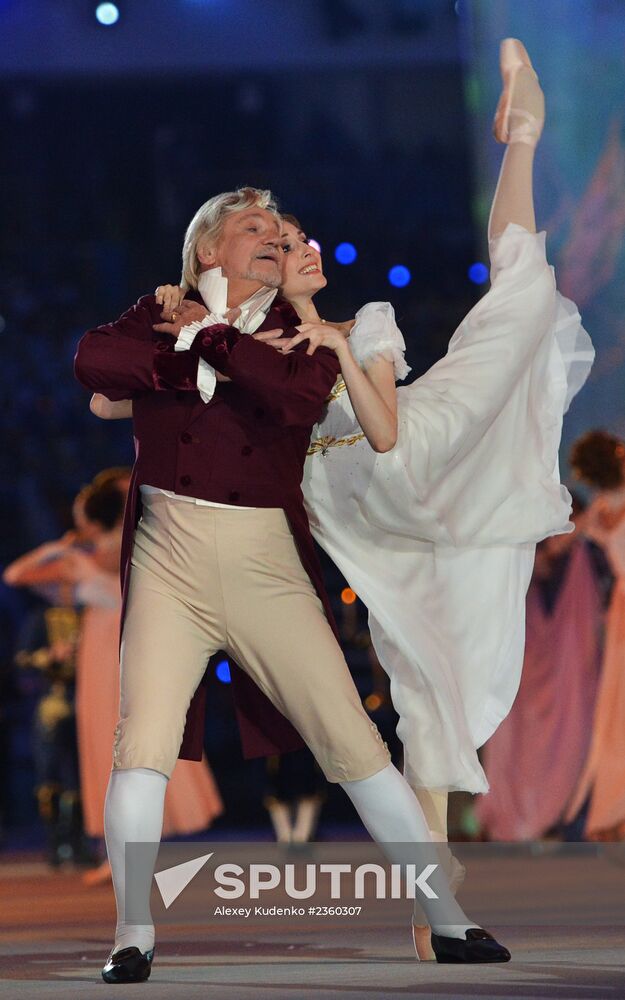 Opening ceremony of XXII Olympic Winter Games