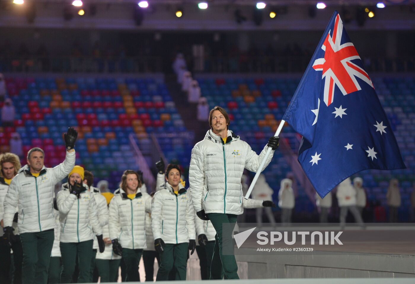 Opening ceremony of XXII Olympic Winter Games