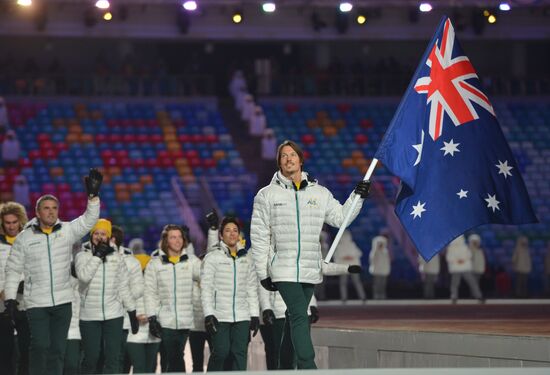 Opening ceremony of XXII Olympic Winter Games