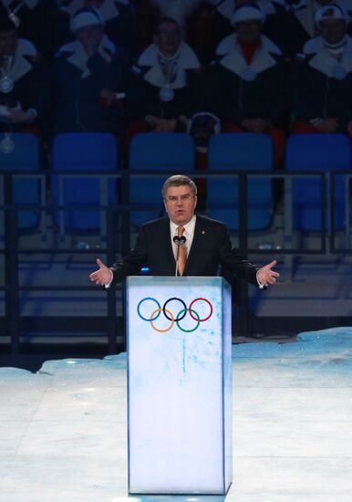 Opening ceremony of XXII Olympic Winter Games