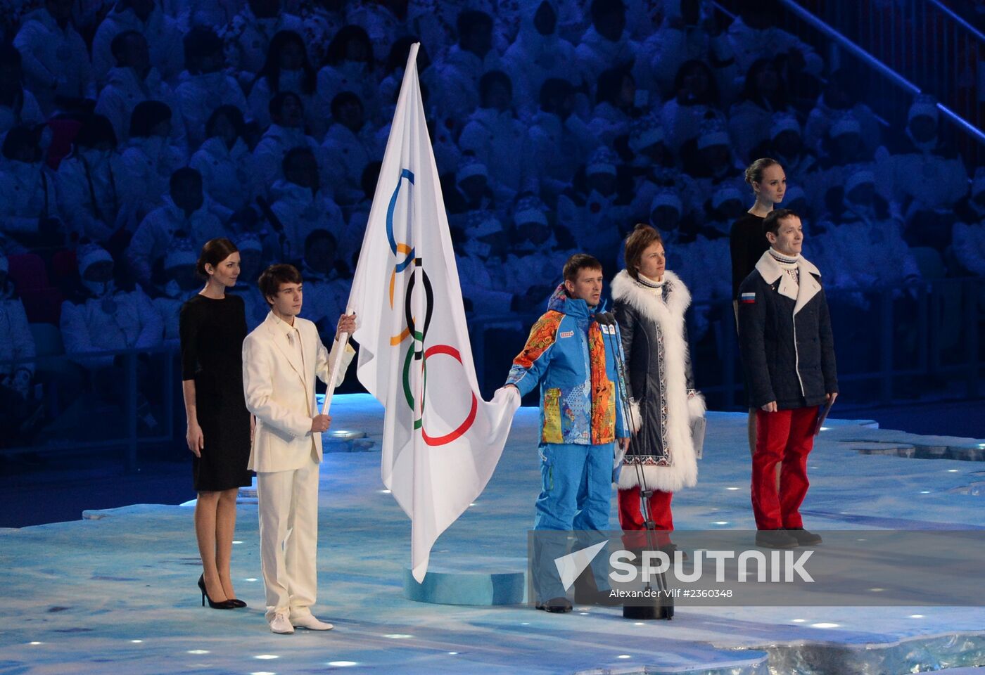 Opening ceremony of XXII Olympic Winter Games