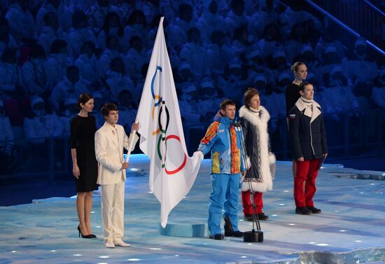 Opening ceremony of XXII Olympic Winter Games