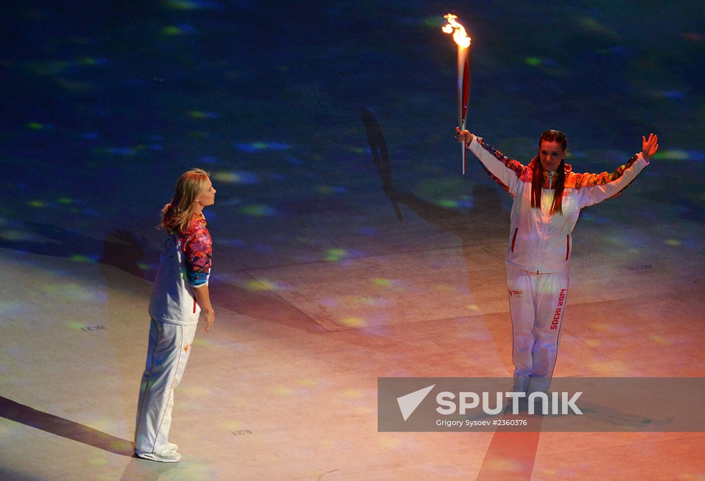 Opening ceremony of XXII Olympic Winter Games