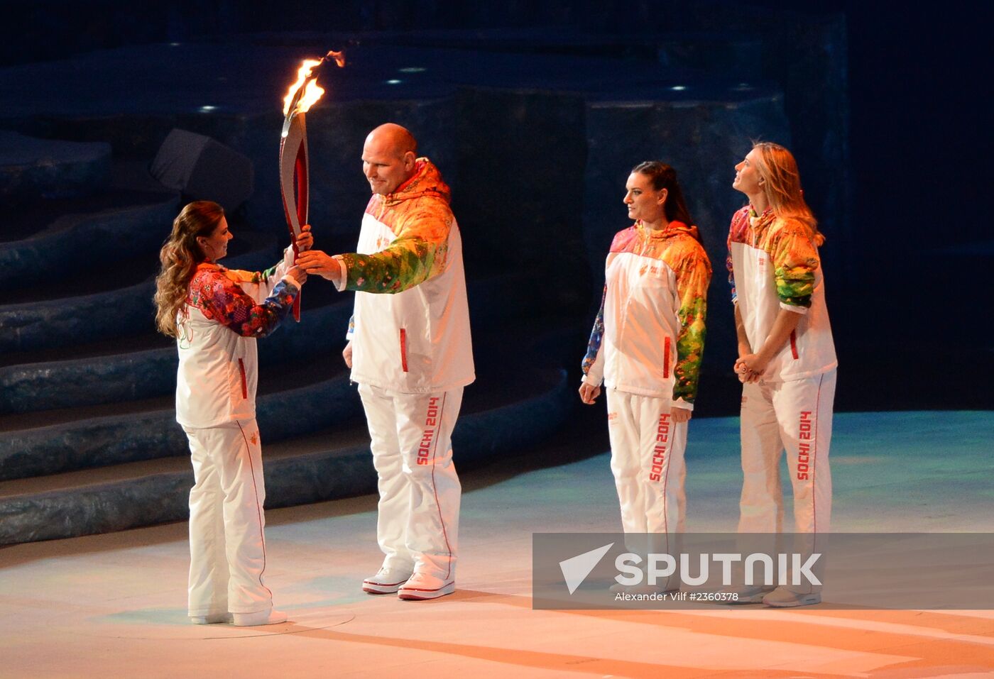 opening ceremony of XXII Olympic Winter Games in Sochi