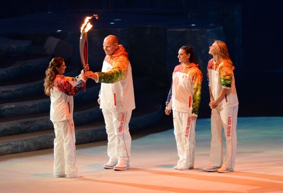 opening ceremony of XXII Olympic Winter Games in Sochi