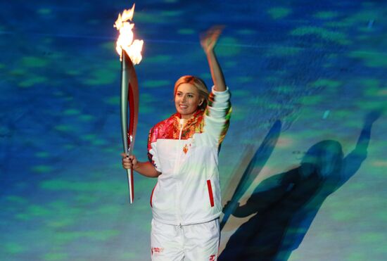 Opening ceremony of XXII Olympic Winter Games