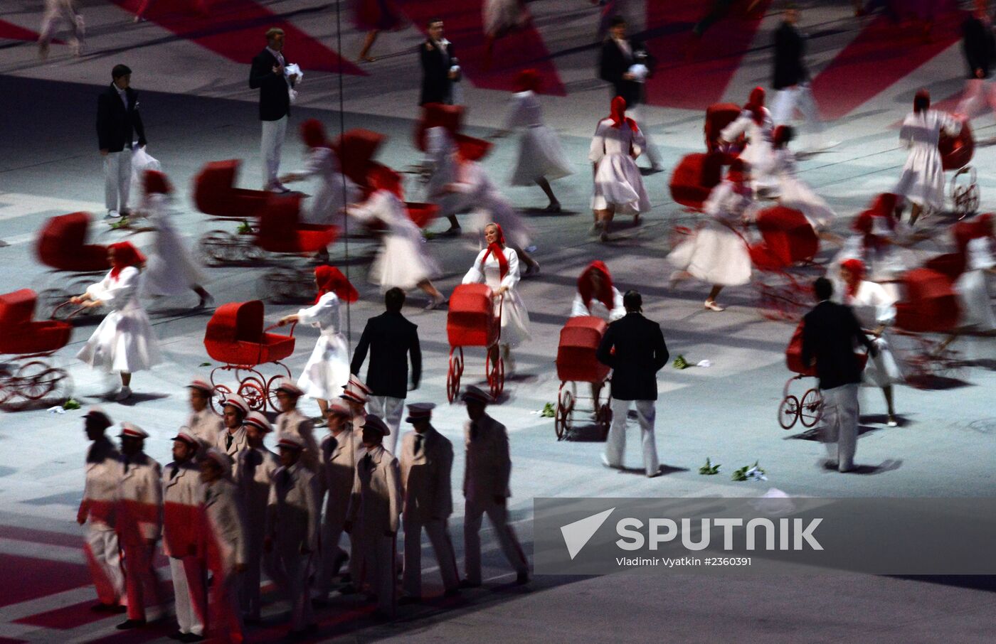 Opening ceremony of XXII Olympic Winter Games