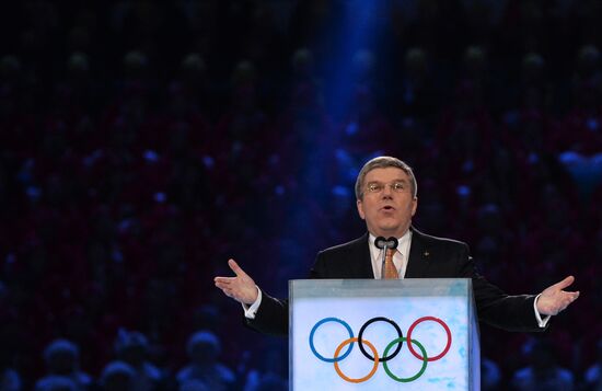 Opening ceremony of XXII Olympic Winter Games