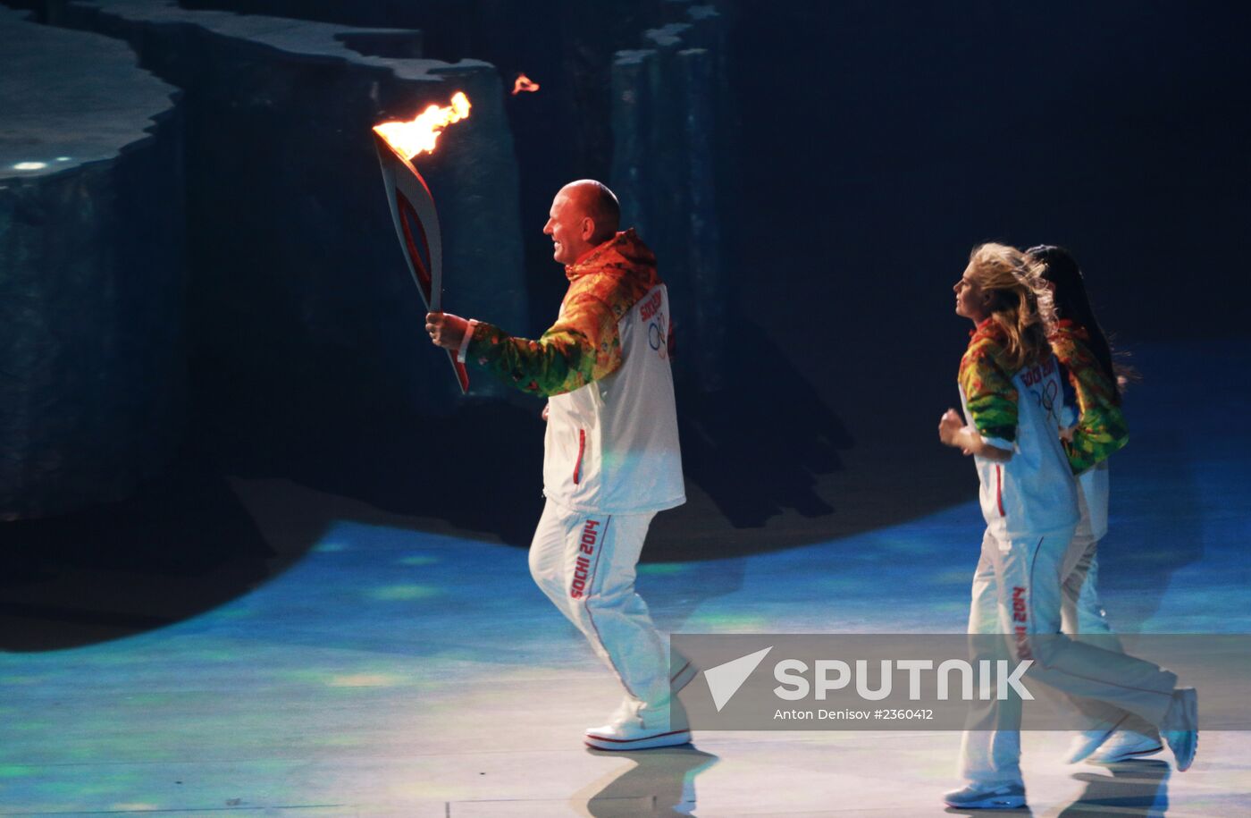 Opening ceremony of XXII Olympic Winter Games