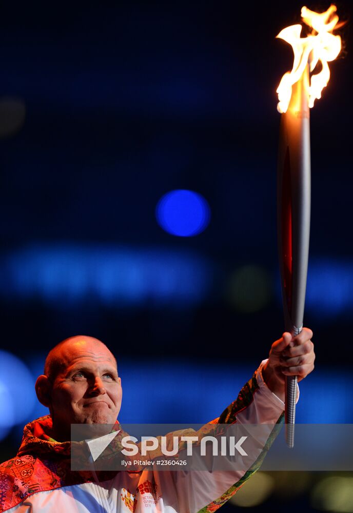 Opening ceremony of XXII Olympic Winter Games