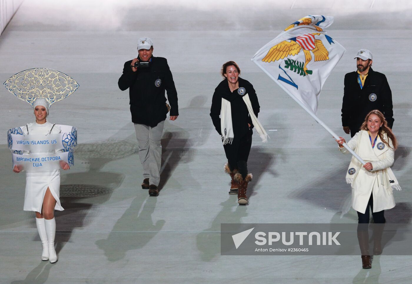 Opening ceremony of XXII Olympic Winter Games