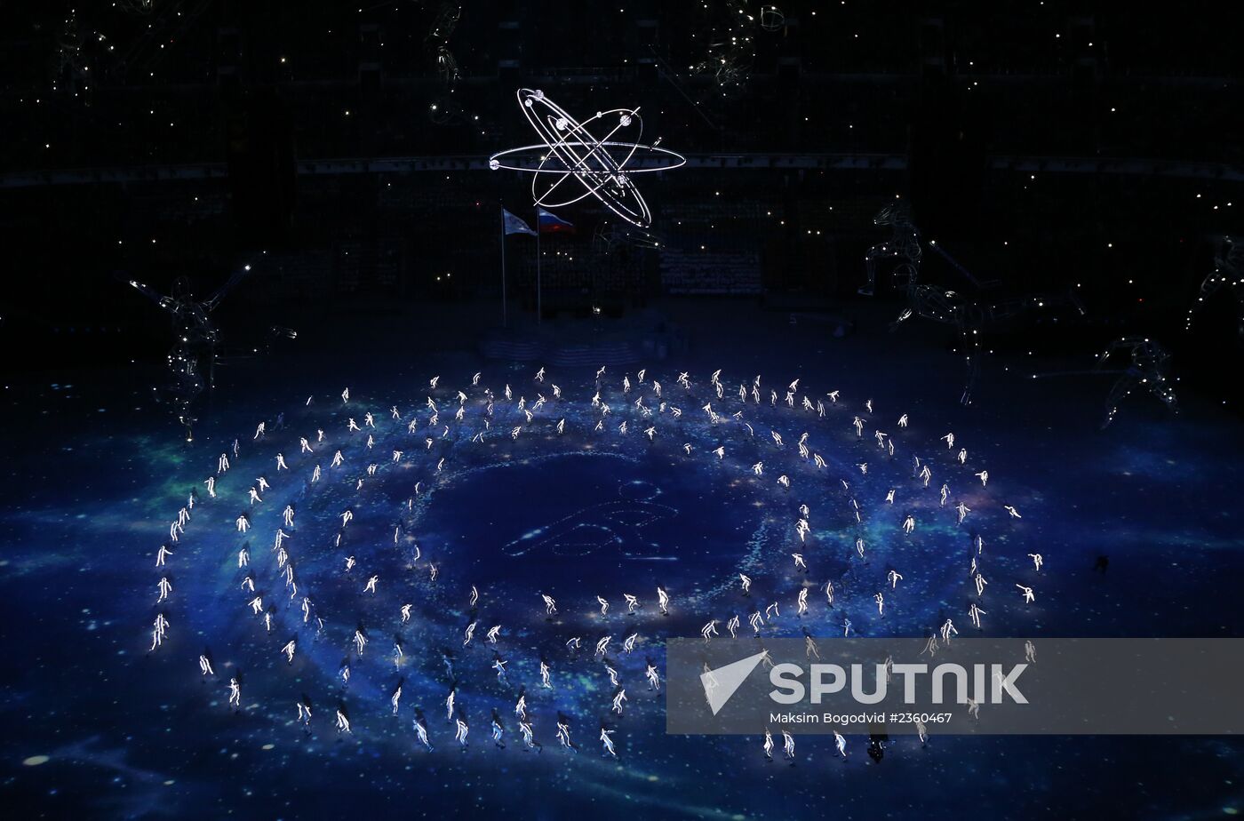 Opening ceremony of XXII Olympic Winter Games