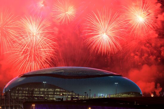 Opening ceremony of XXII Olympic Winter Games