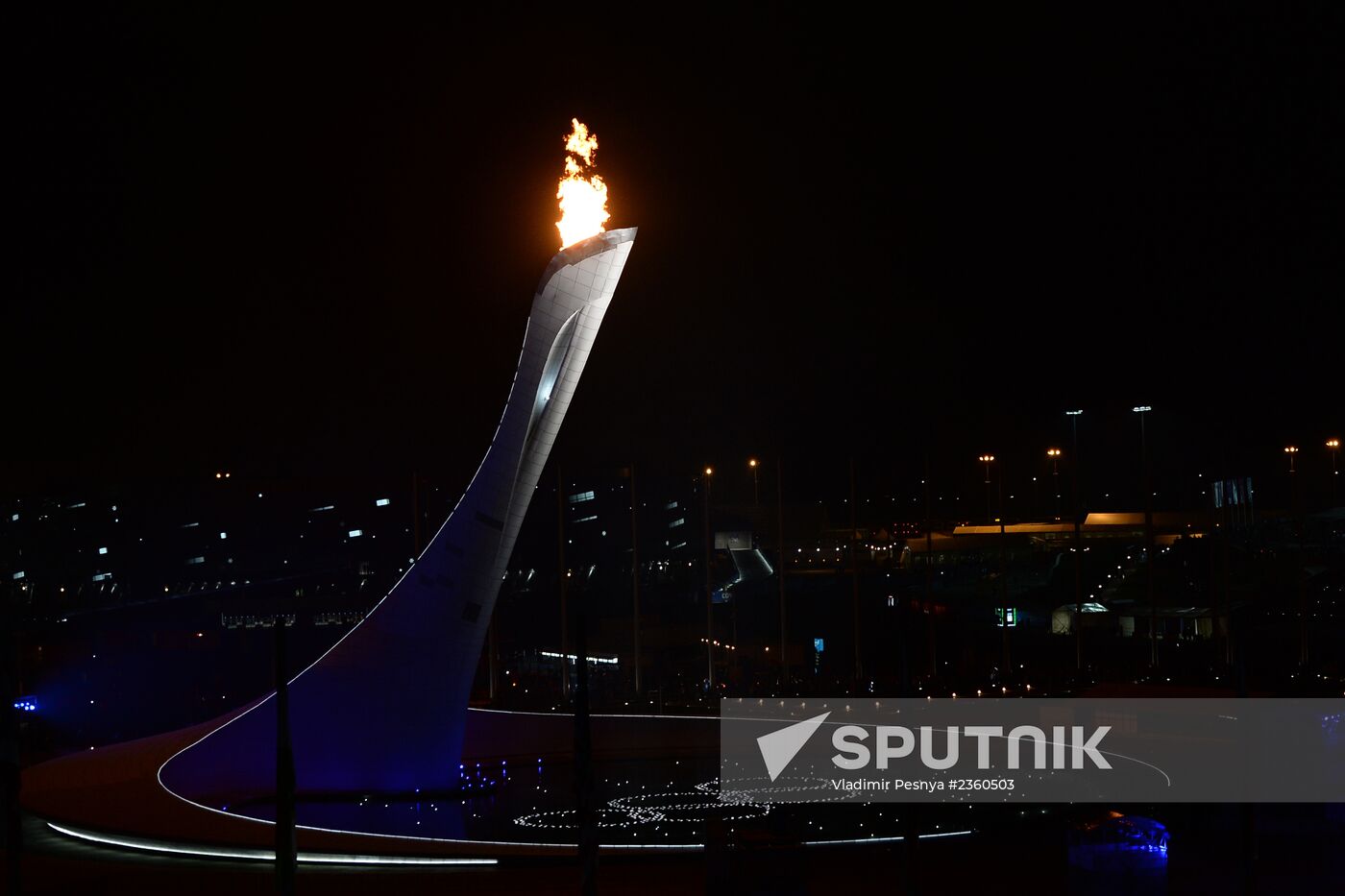 Opening ceremony of XXII Olympic Winter Games