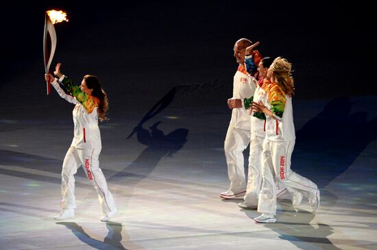 Opening ceremony of XXII Olympic Winter Games