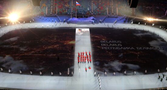 Opening ceremony of XXII Winter Olympic Games