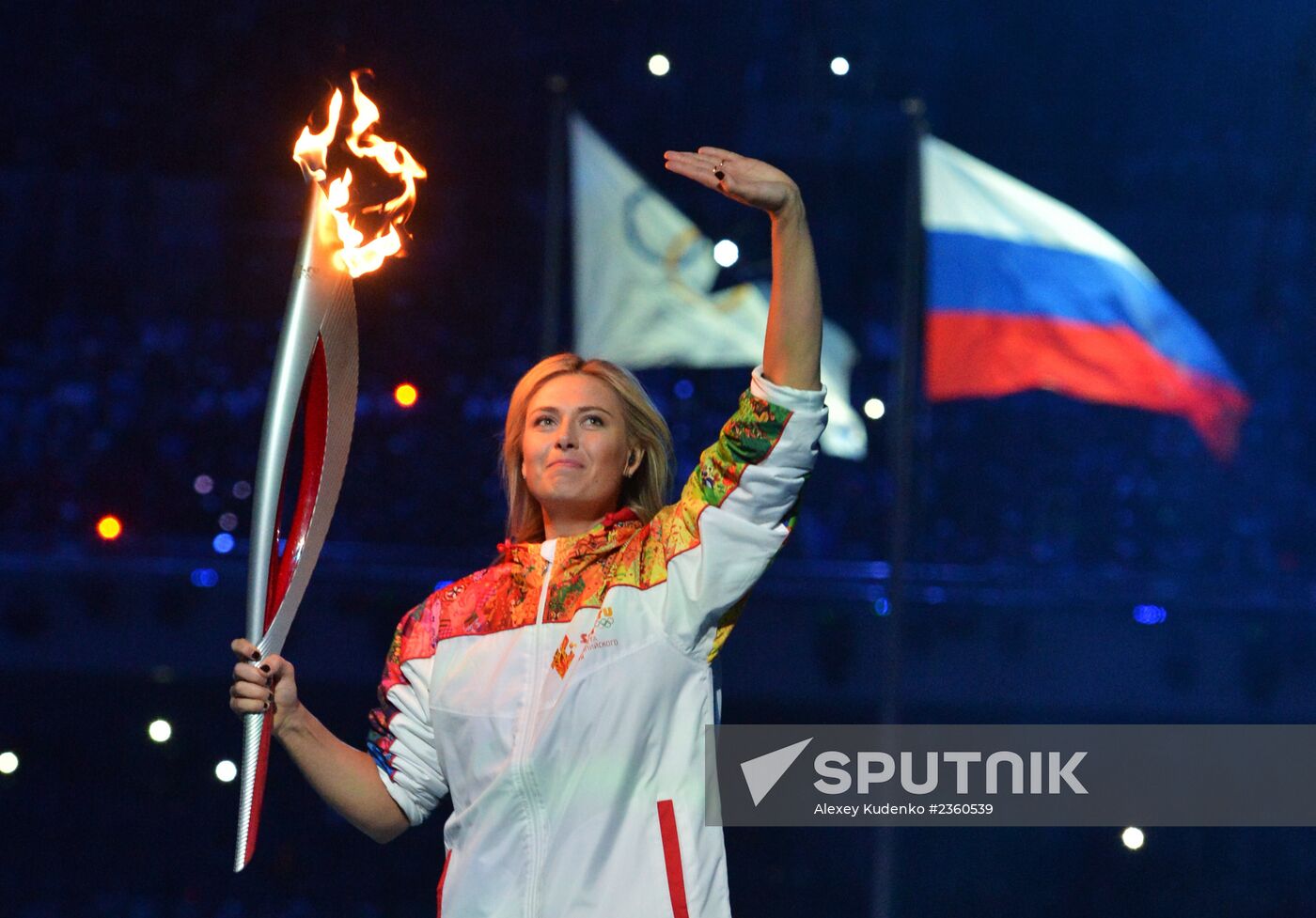 Opening ceremony of XXII Olympic Winter Games