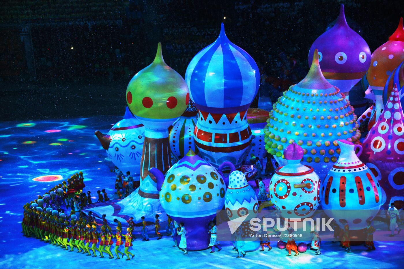 Opening ceremony of XXII Olympic Winter Games