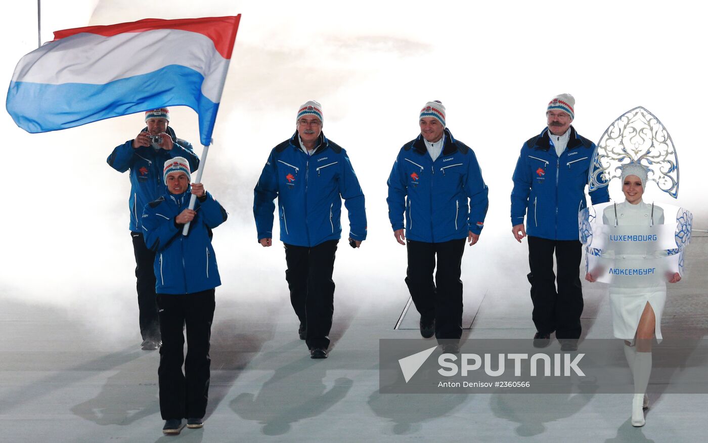 Opening ceremony of XXII Olympic Winter Games