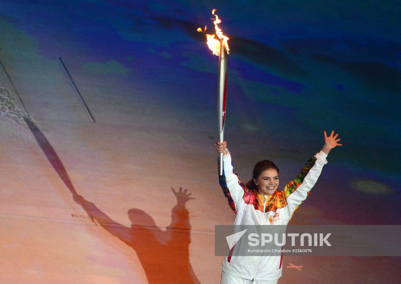Opening ceremony of XXII Olympic Winter Games