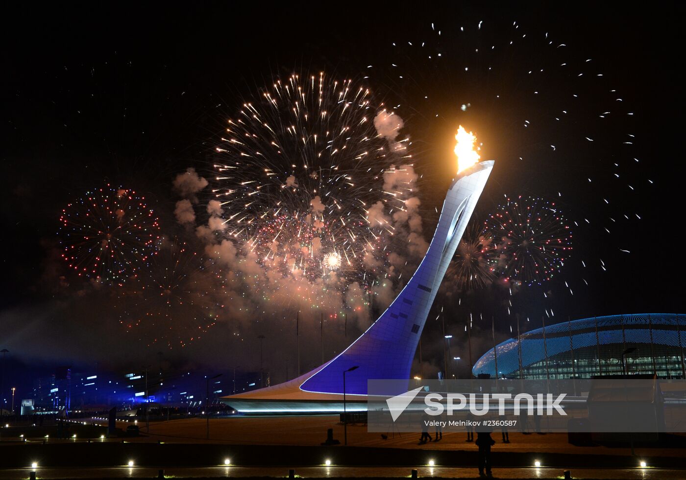 Opening ceremony of XXII Olympic Winter Games