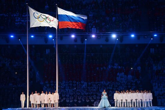 Opening ceremony of XXII Olympic Winter Games in Sochi