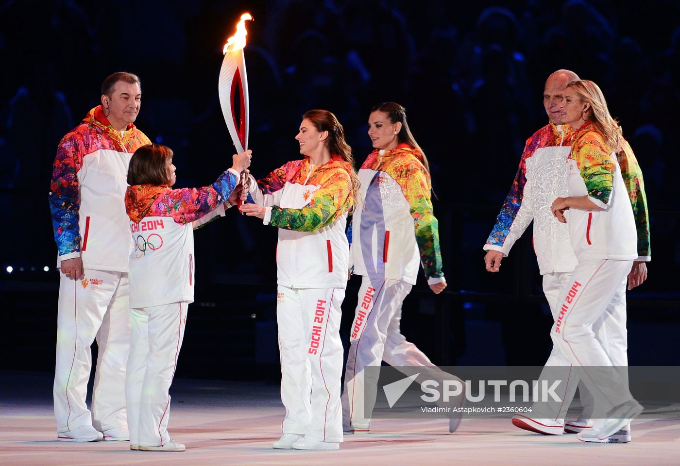 Opening ceremony of XXII Olympic Winter Games in Sochi