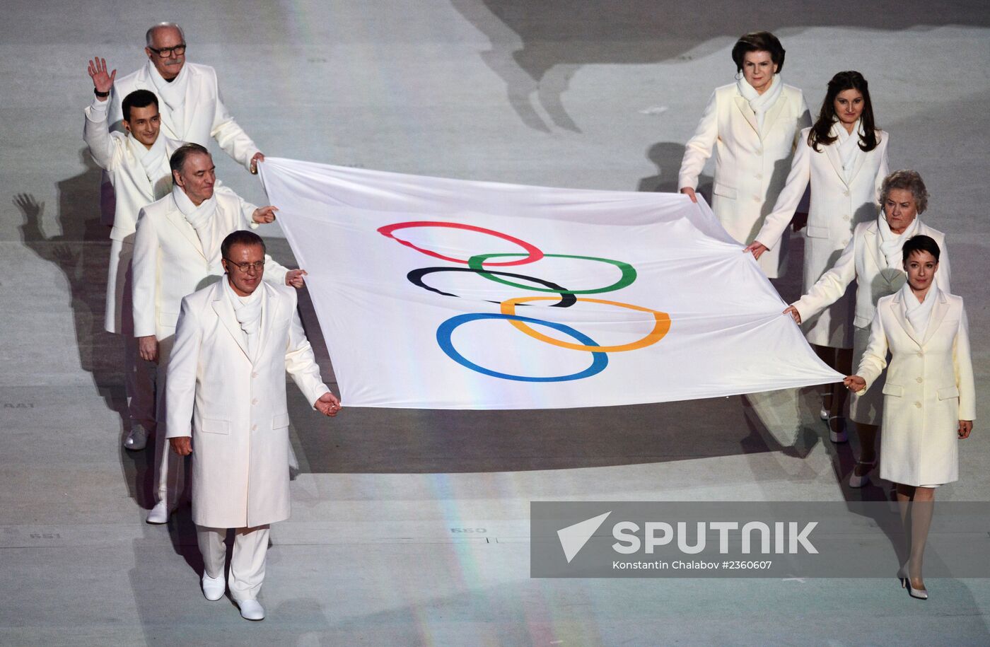 Opening ceremony of XXII Olympic Winter Games