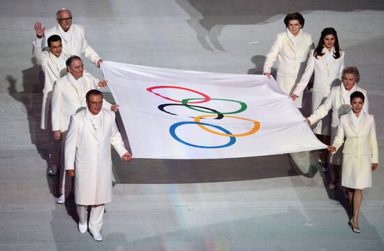 Opening ceremony of XXII Olympic Winter Games