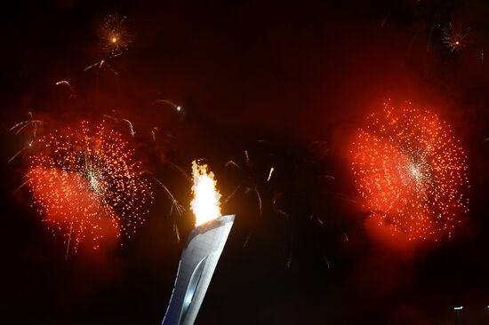 Opening ceremony of XXII Olympic Winter Games
