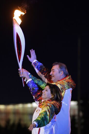 Opening ceremony of XXII Olympic Winter Games